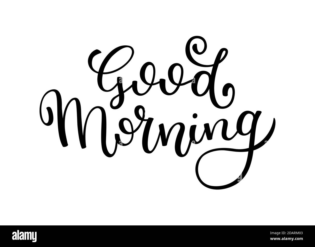 Good morning card Black and White Stock Photos & Images - Alamy