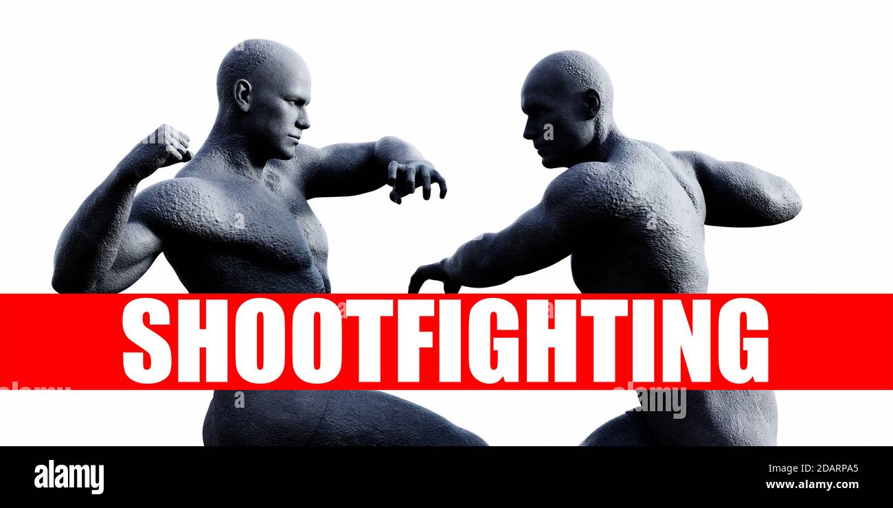 Shootfighting Class Combat Fighting Sports Background Stock Photo