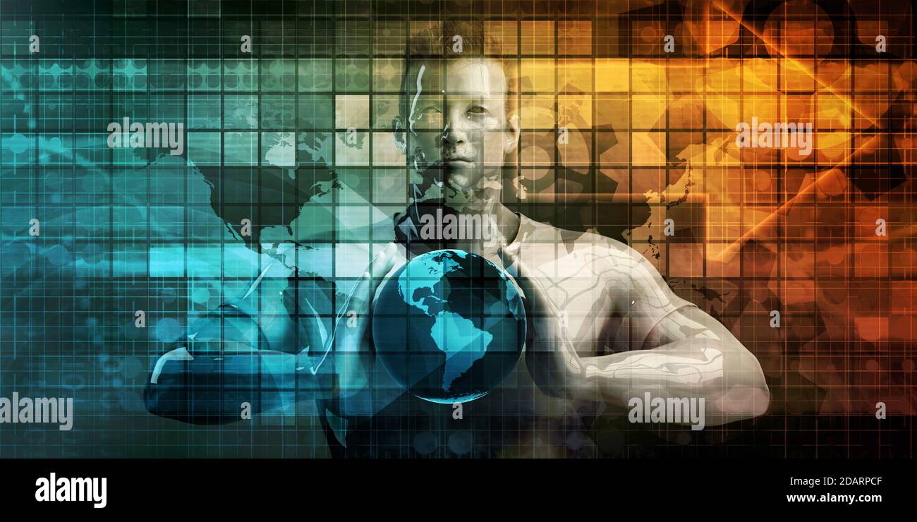 Global Solution Development Center as a Business Concept Stock Photo ...