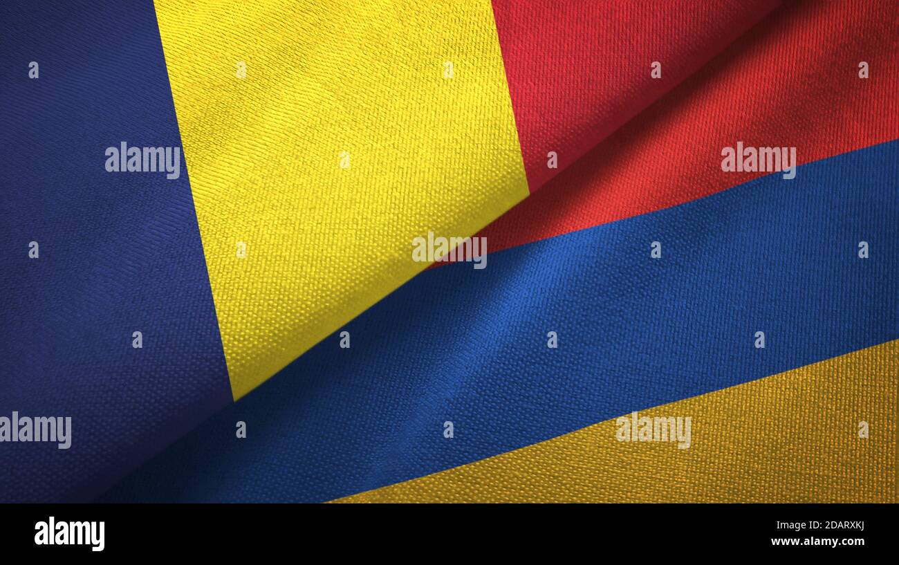Armenia chad flag hi-res stock photography and images - Alamy