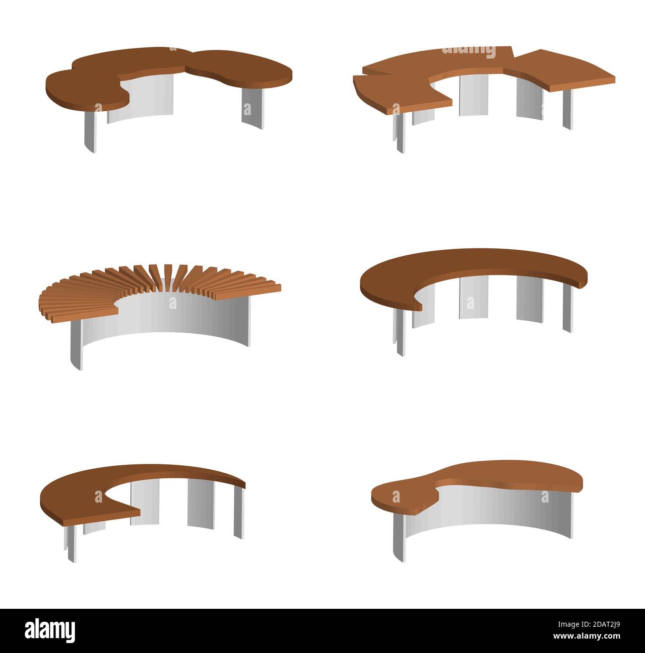 Original benches Stock Vector Images - Alamy