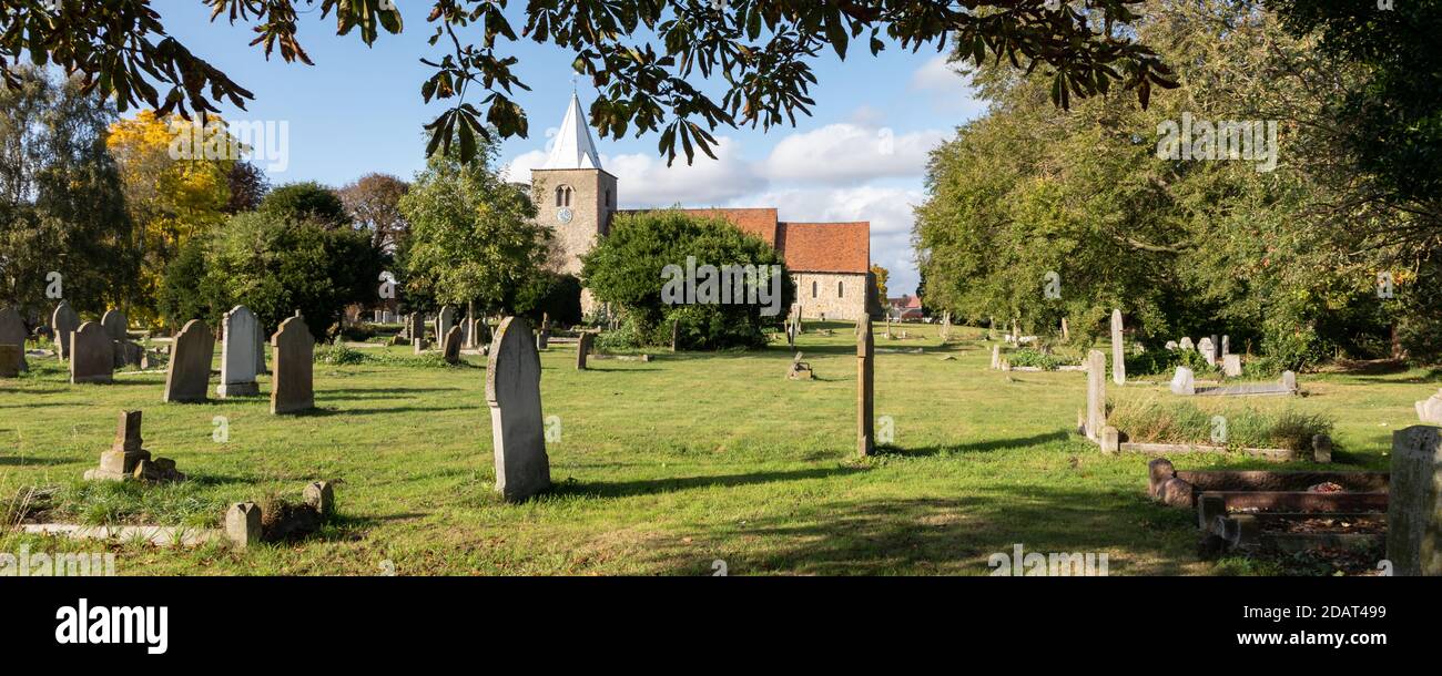 GREAT WAKERING, ESSEX View of St Nicholas Church Stock Photo Alamy