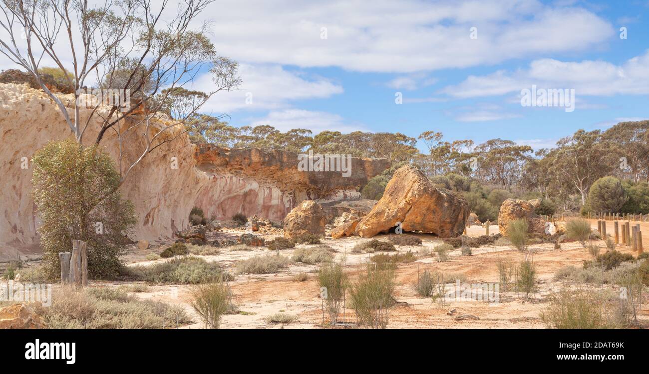 The so called Breakaways on the HydenNorsemanRoad, Western Australia