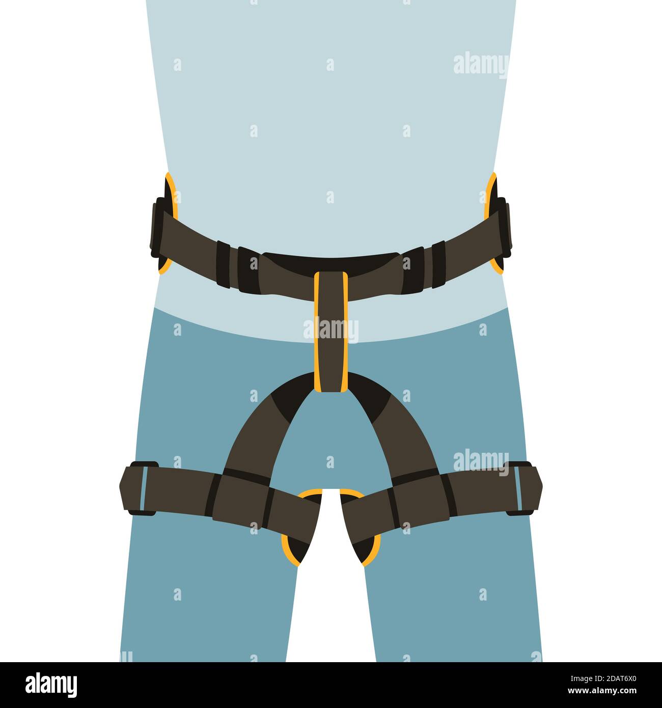 worker safety belts , vector illustration , flat style Stock Photo Alamy