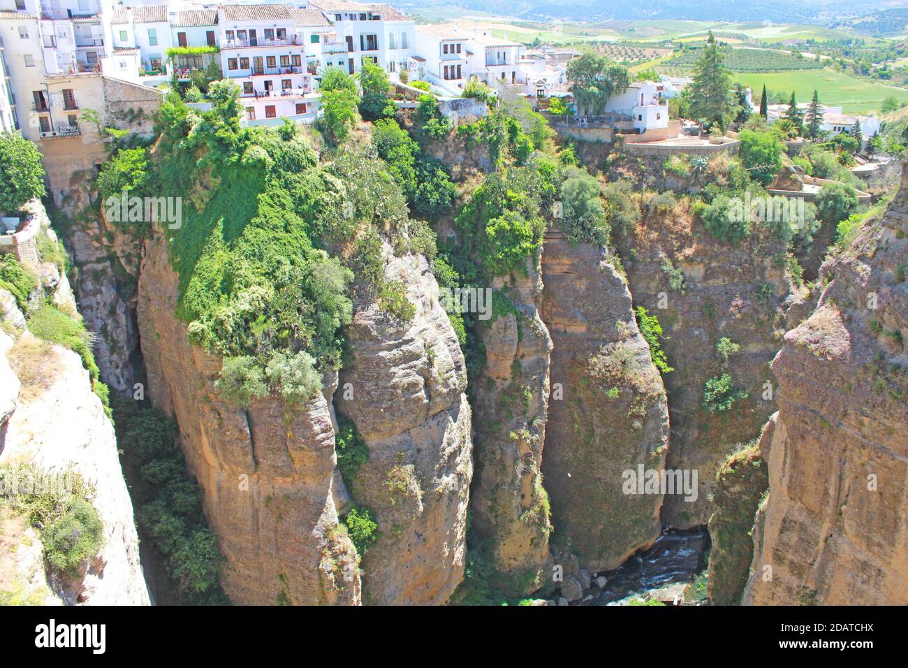 Espagne Andalousie Paysages Depuis La Ville De Ronda Stock Photo Alamy