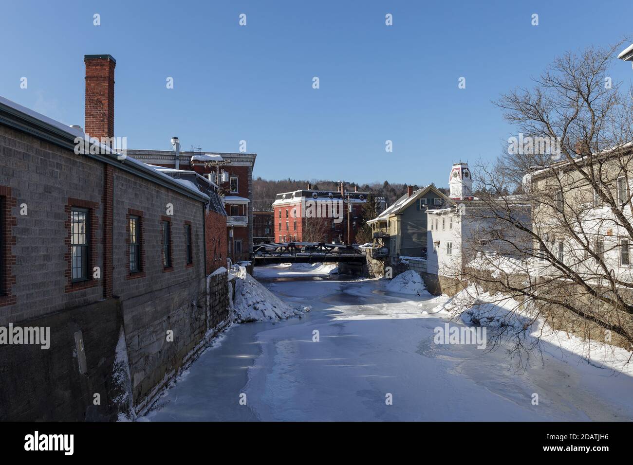MONTPELIER, VERMONT, USA FEBRUARY, 20, 2020 City view of the capital
