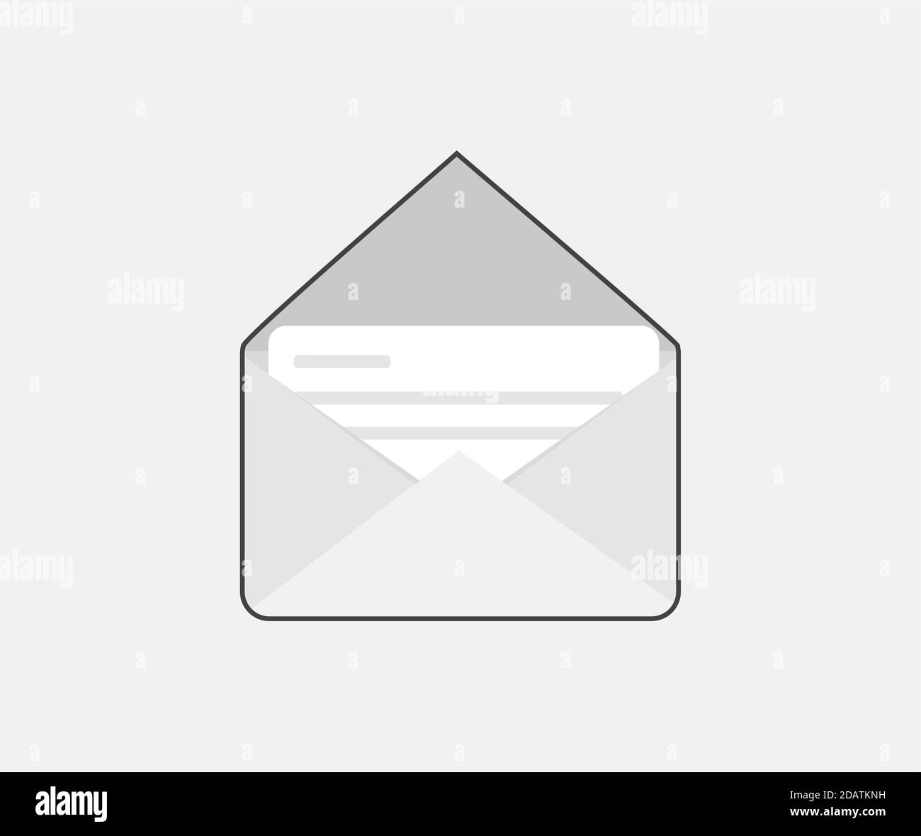 envelope icon design Stock Vector
