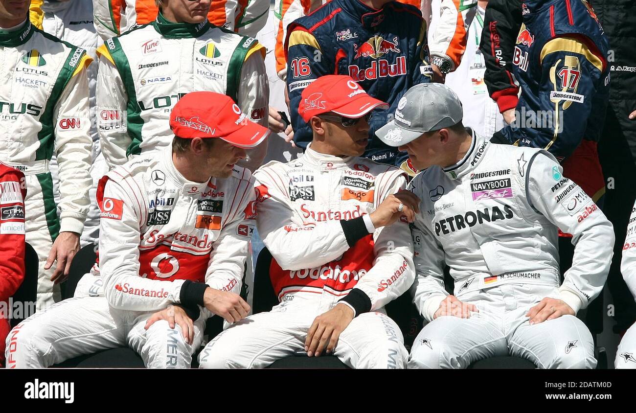 Lewis Hamilton 2010 Bahrain High Resolution Stock Photography And Images Alamy