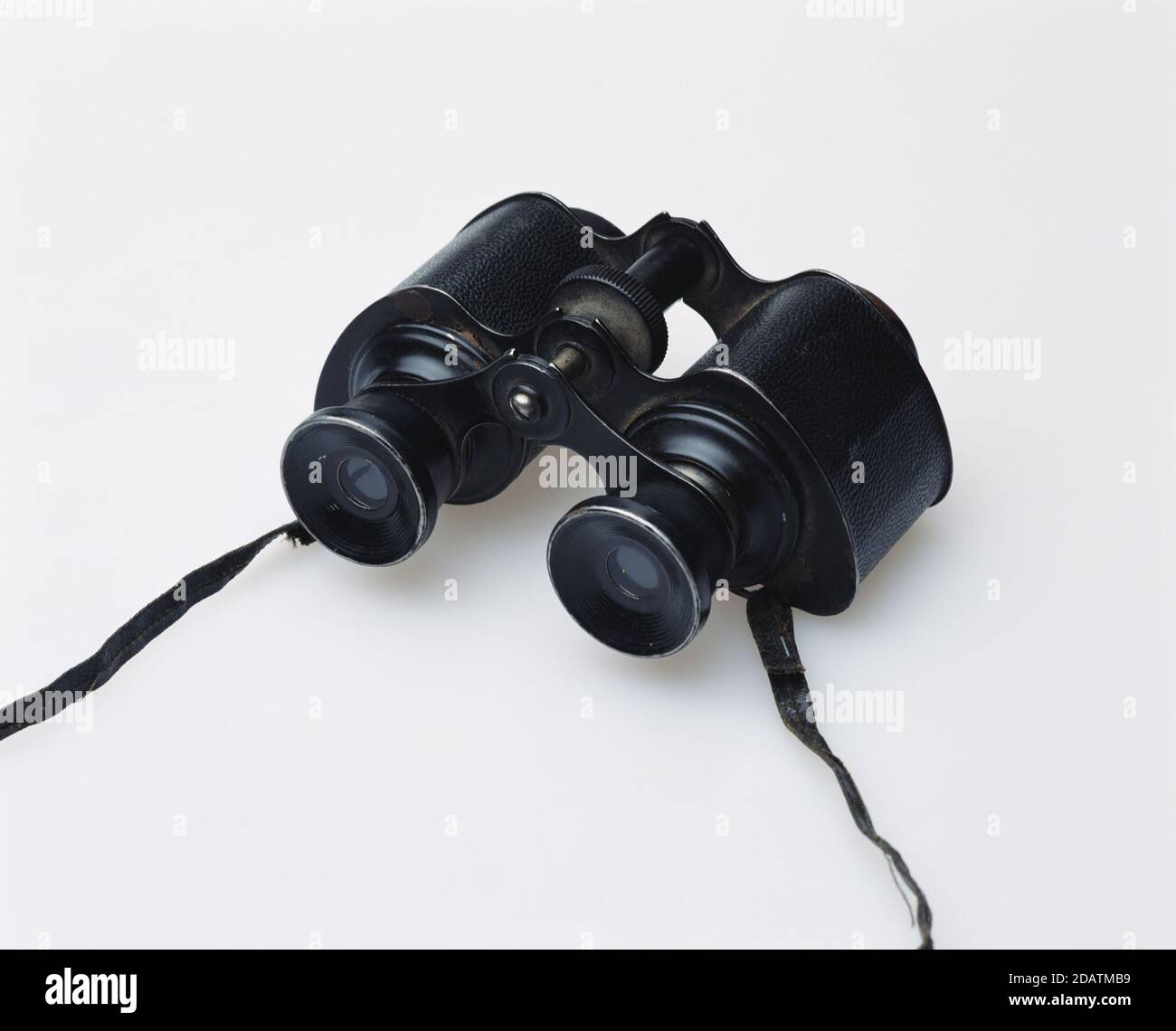 old vintage binoculars isolated on white Stock Photo Alamy