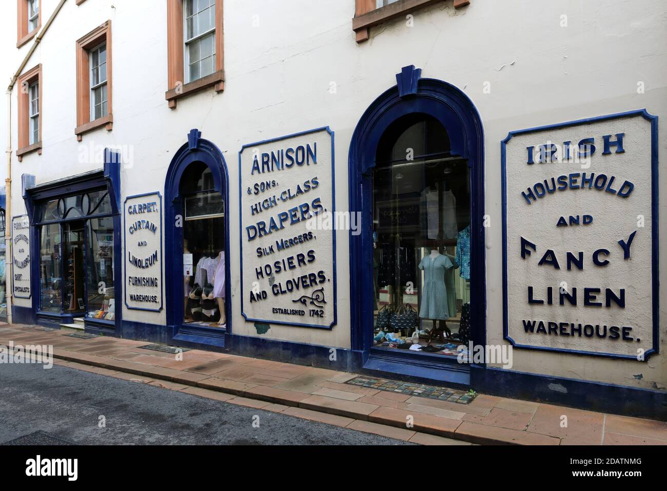 The Arnison shop and architecture in Penrith town centre, Cumbria, England, UK Stock Photo