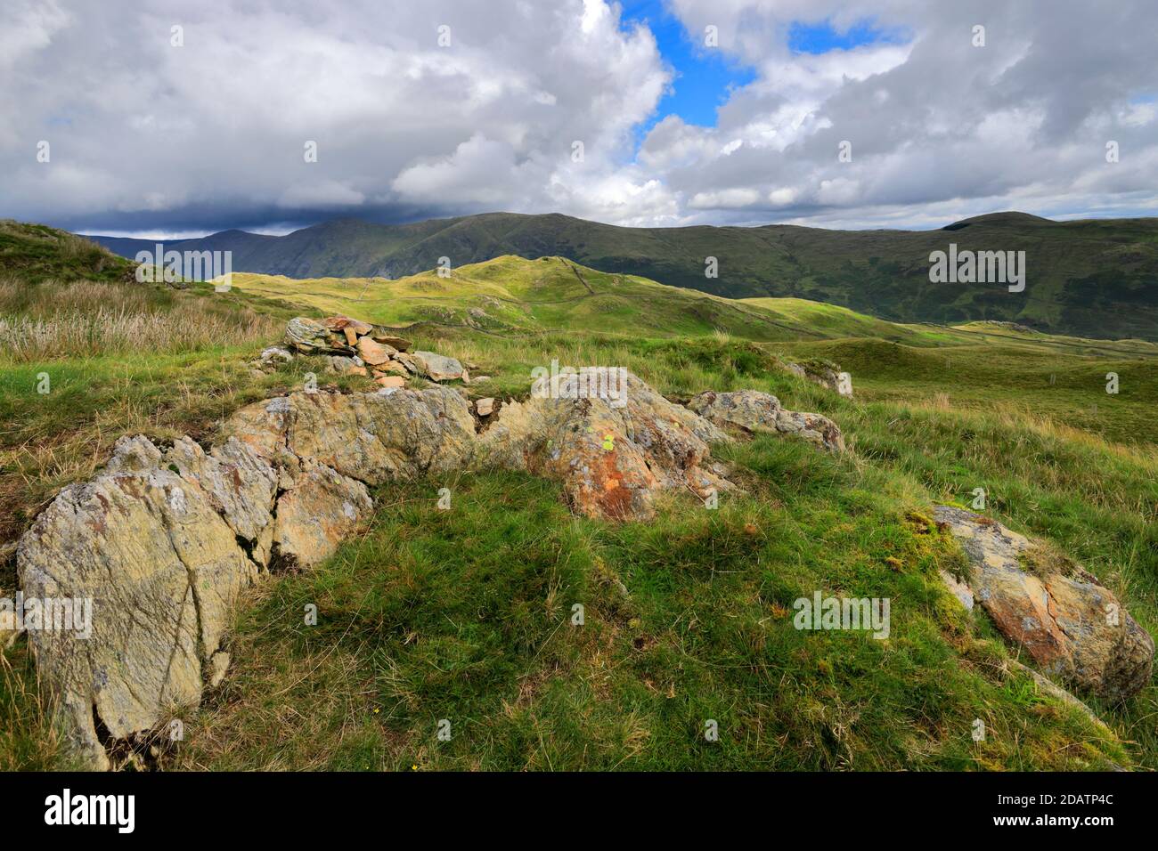 The Summit Cairn of Wansfell fell, Troutbeck village, Kirkstone pass