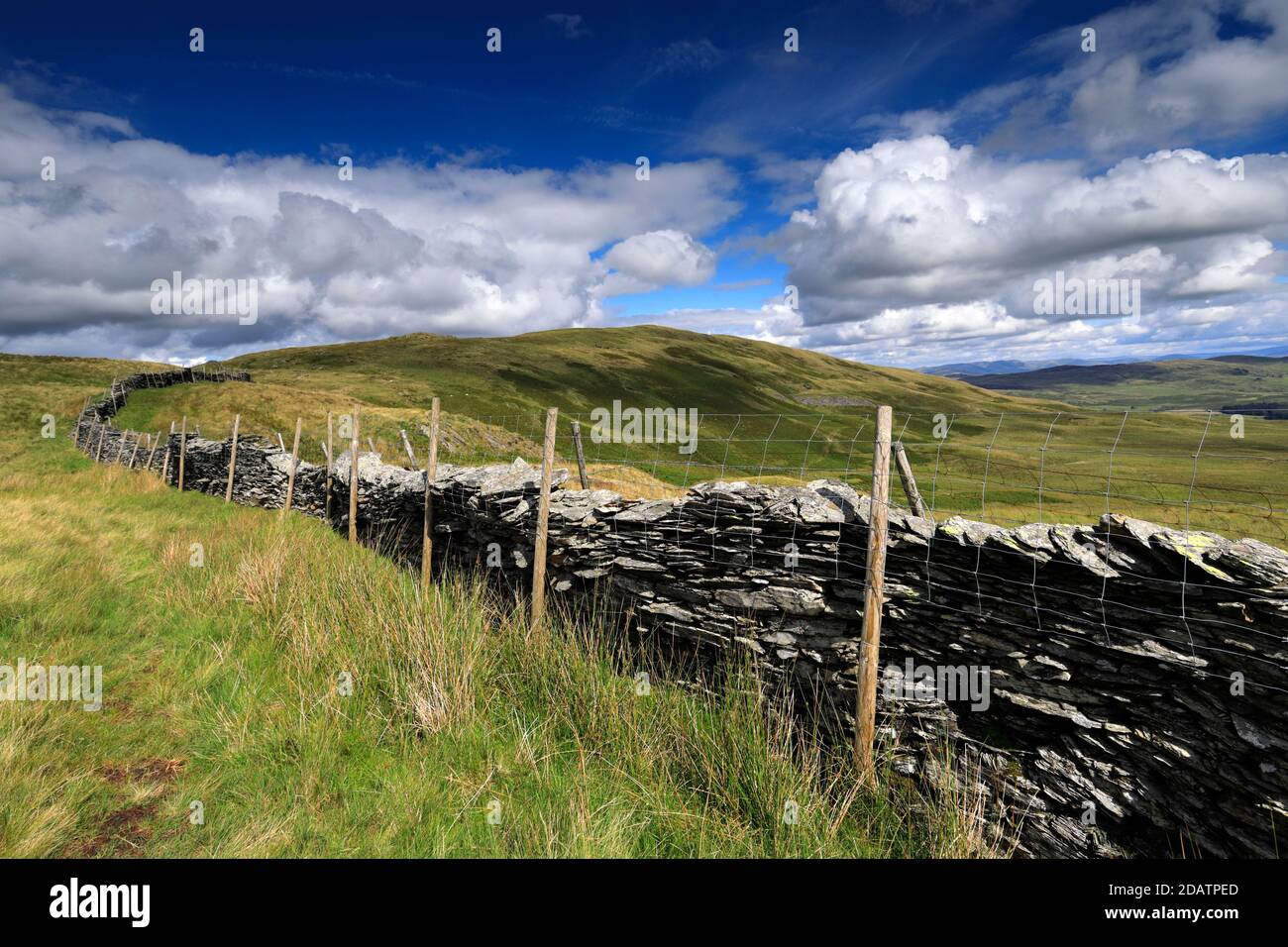 View to the Summit of Sallows fell, Troutbeck valley, Kirkstone pass