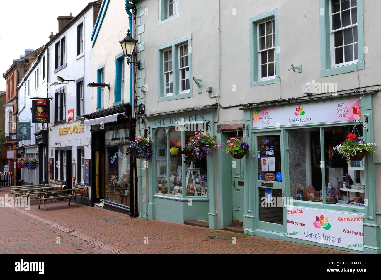 Shops buildings in penrith cumbria hires stock photography and images