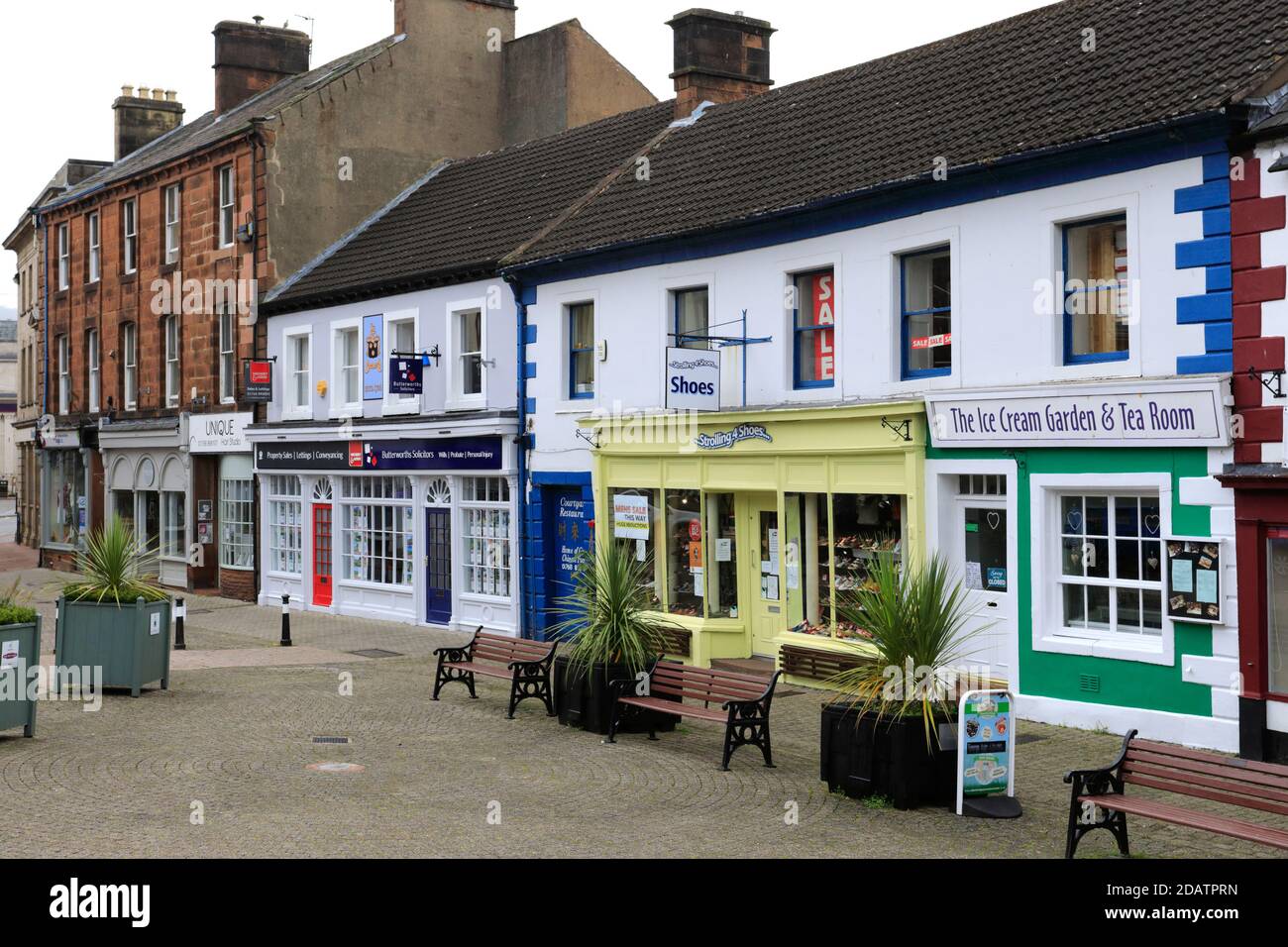 Shops buildings in penrith cumbria hires stock photography and images