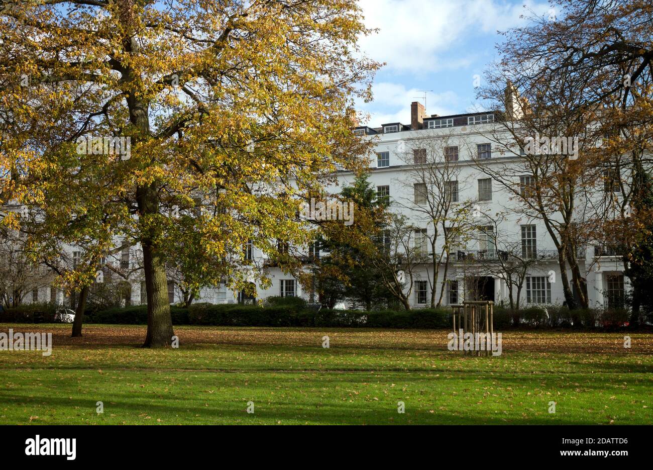 Clarendon Square in autumn, Leamington Spa, Warwickshire, England, UK