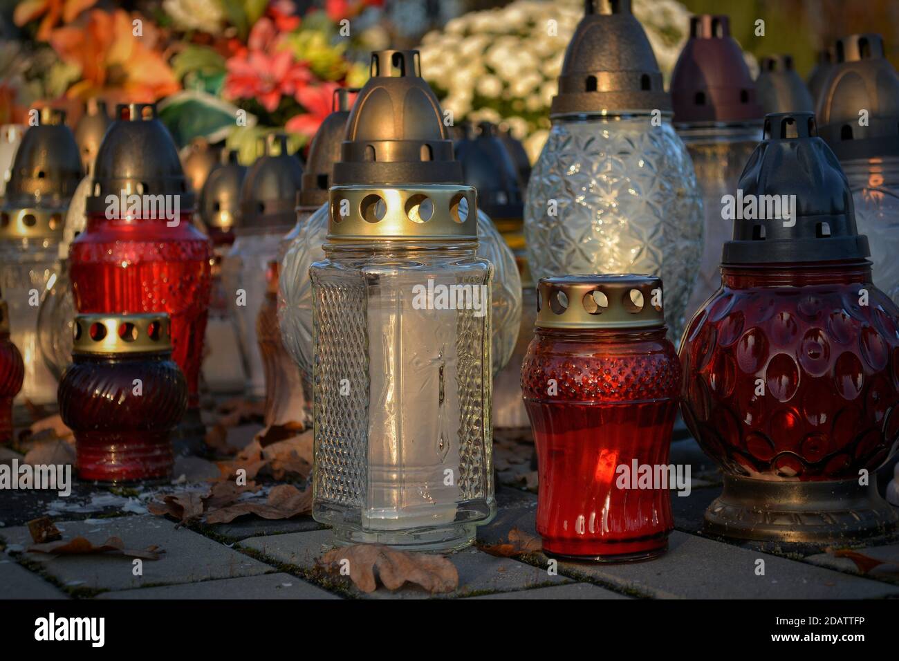 Cemetery poland candle hi-res stock photography and images - Alamy