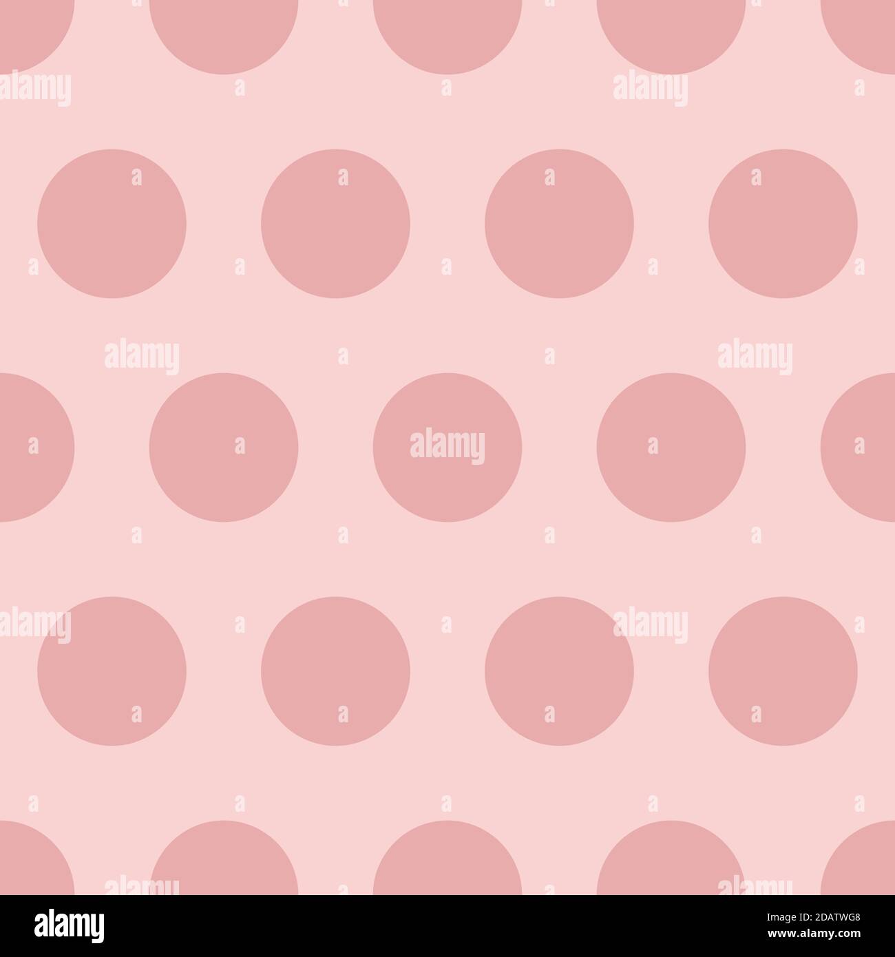 Polka dot seamless simple pattern with colore circles Stock Vector