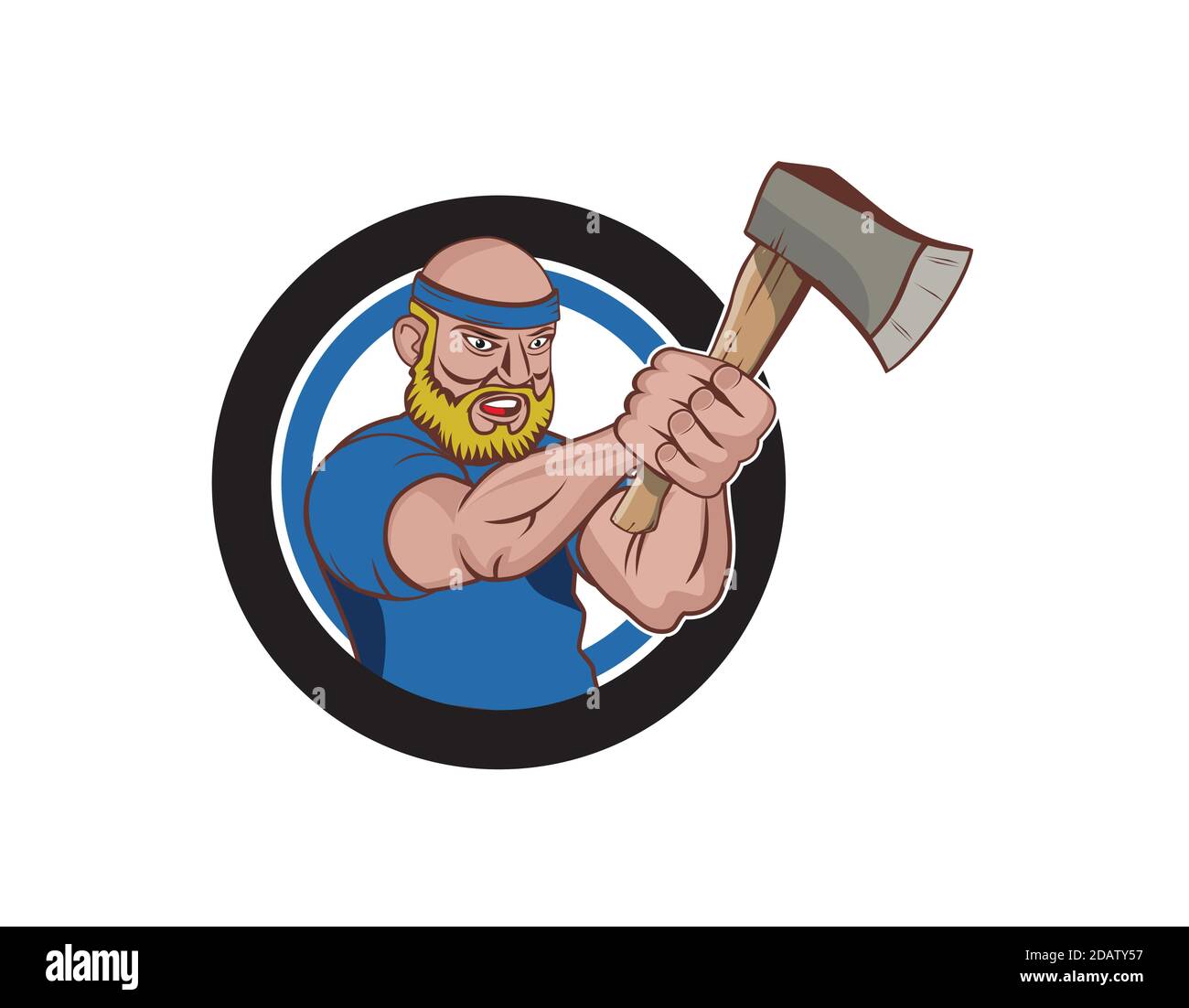 Cartoon man axe hires stock photography and images Alamy