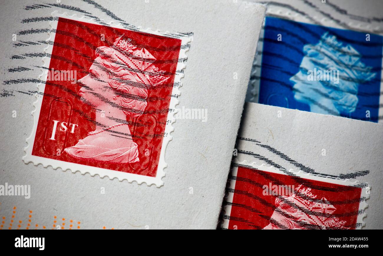 Used 2nd class stamp hires stock photography and images Alamy