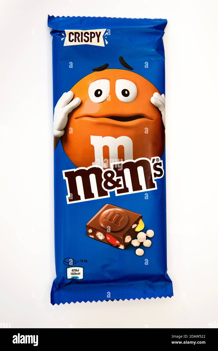 M&Ms Crispy Chocolate Bar (UK imported) 31g Supplier in Dubai, UAE