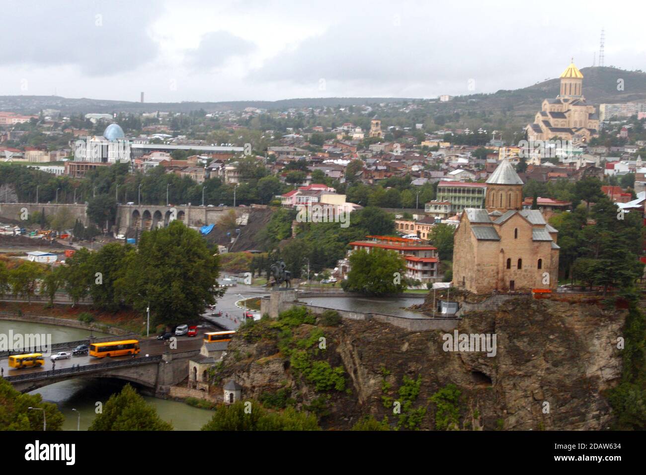 Nice view of Tbilisi, Georgia Stock Photo