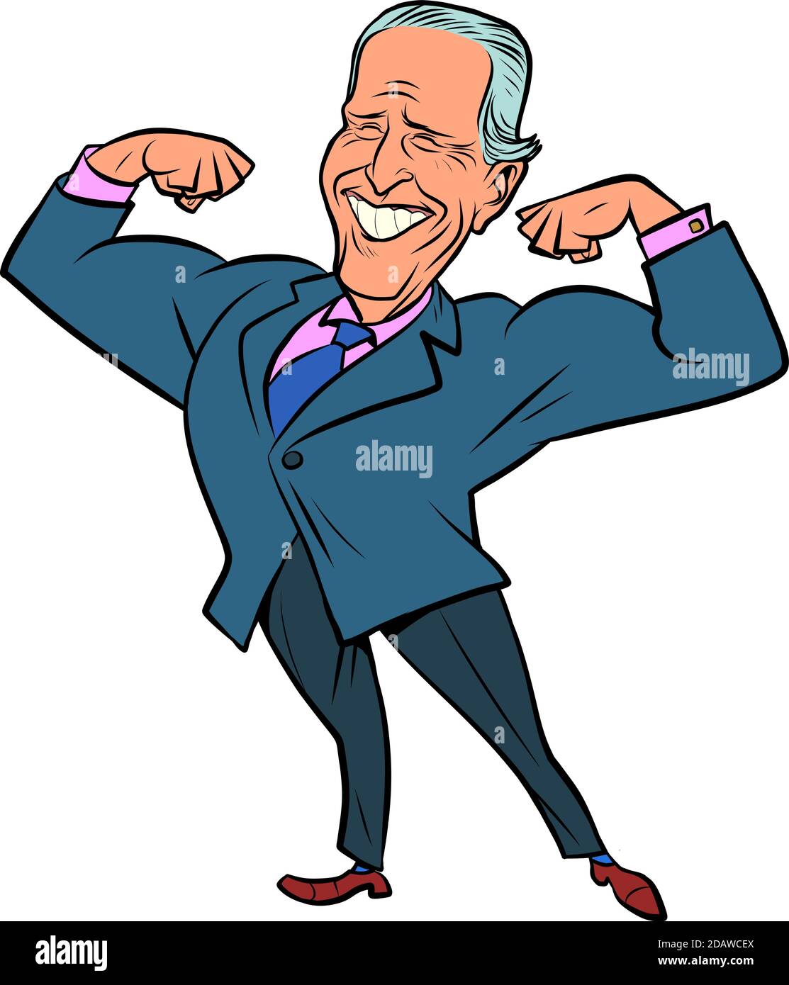 Joe Biden election winner President of the United States Stock Vector