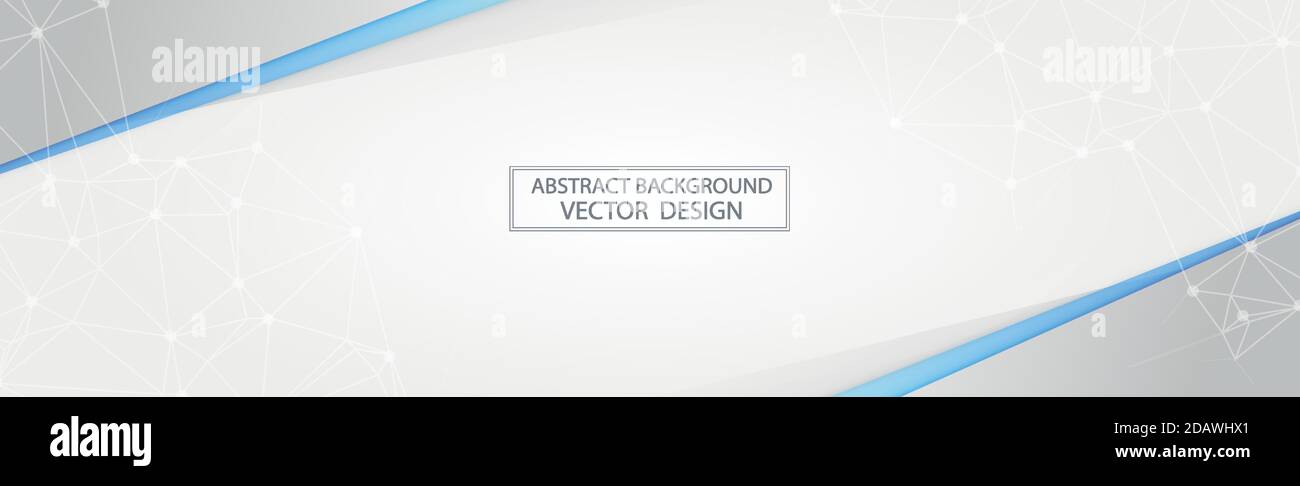Abstract white background with circles and lines - Vector illustration ...