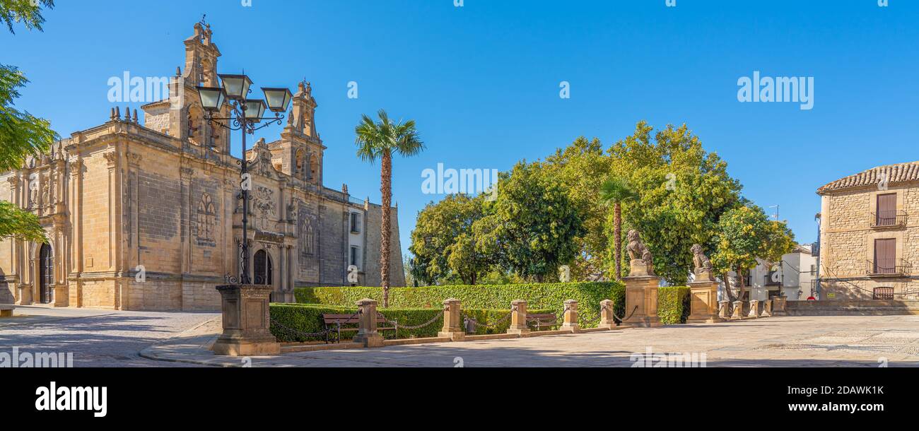 Collegiate Church of Santa Maria de los Reales Alcazares, Ubeda, Jaen Province, Andalusia, Spain Stock Photo