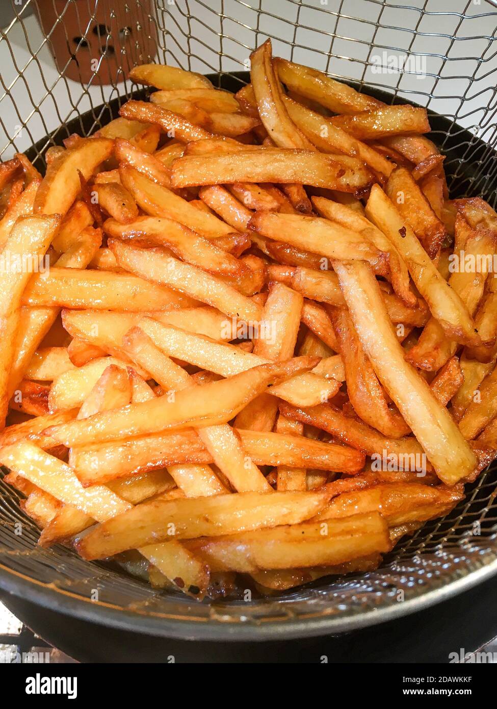 Homemade French fries, Lyon, France Stock Photo Alamy