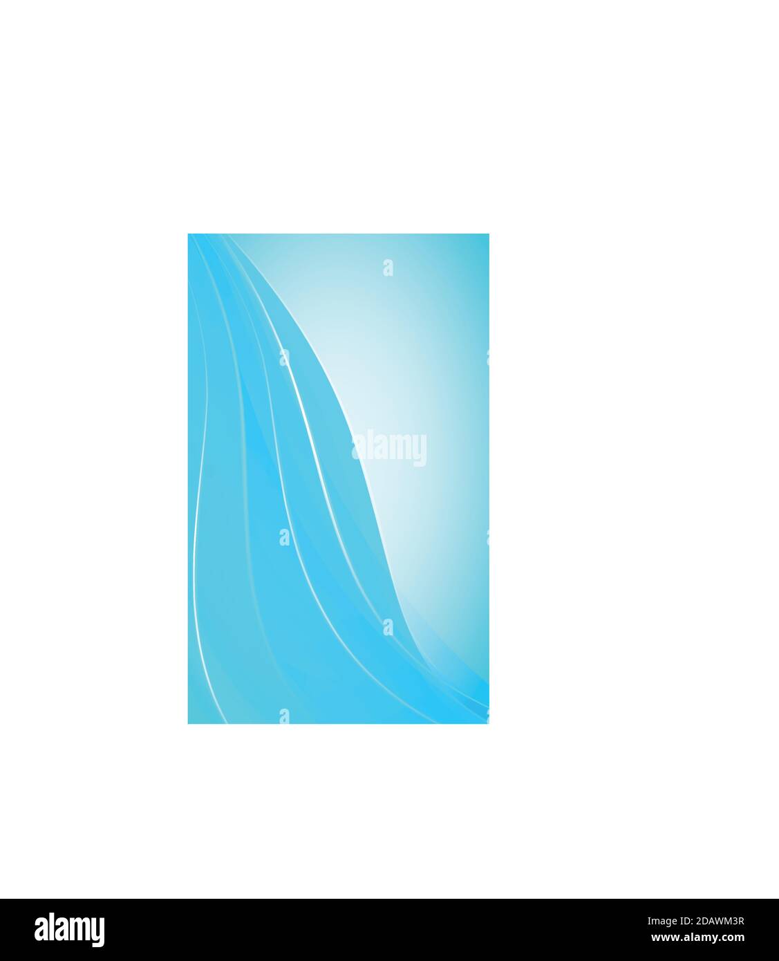 Abstract blue panoramic background made of triangles - Vector illustration Stock Vector