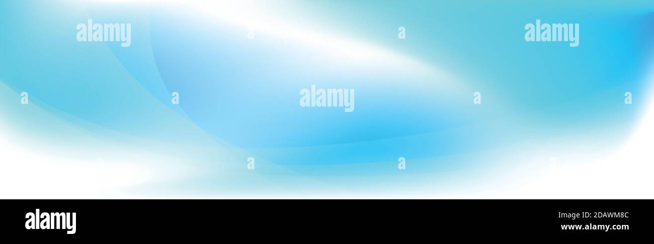 Abstract blue panoramic background made of triangles - Vector illustration Stock Vector
