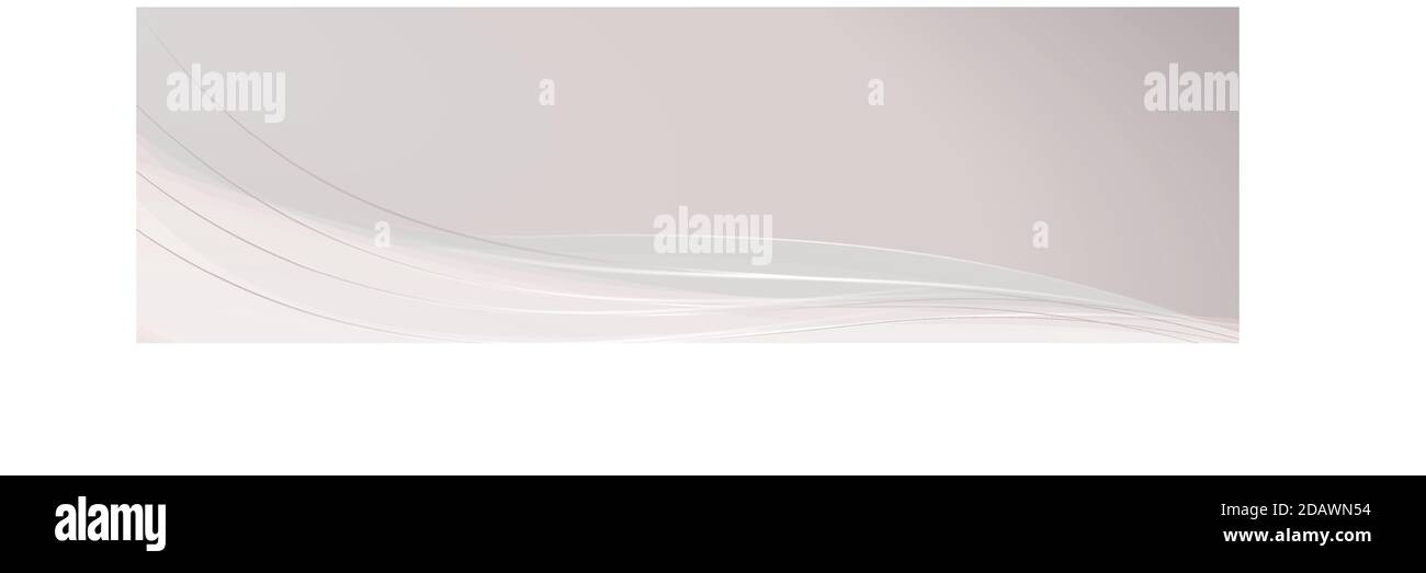 Abstract white panoramic background with lines - Vector illustration Stock Vector