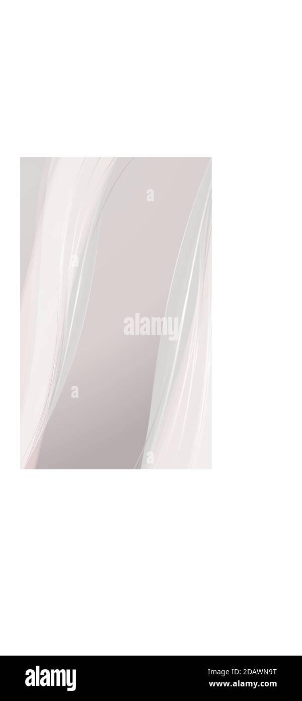 Abstract white panoramic background with lines - Vector illustration Stock Vector