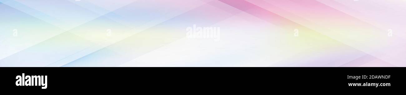 Abstract blue panoramic background made of triangles - Vector illustration Stock Vector