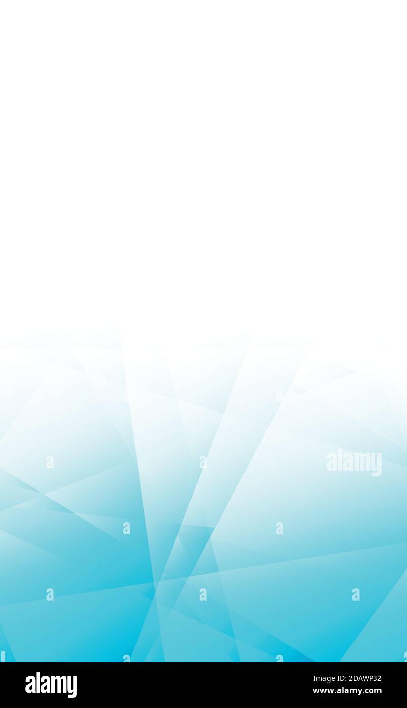 Abstract blue panoramic background made of triangles - Vector illustration Stock Vector