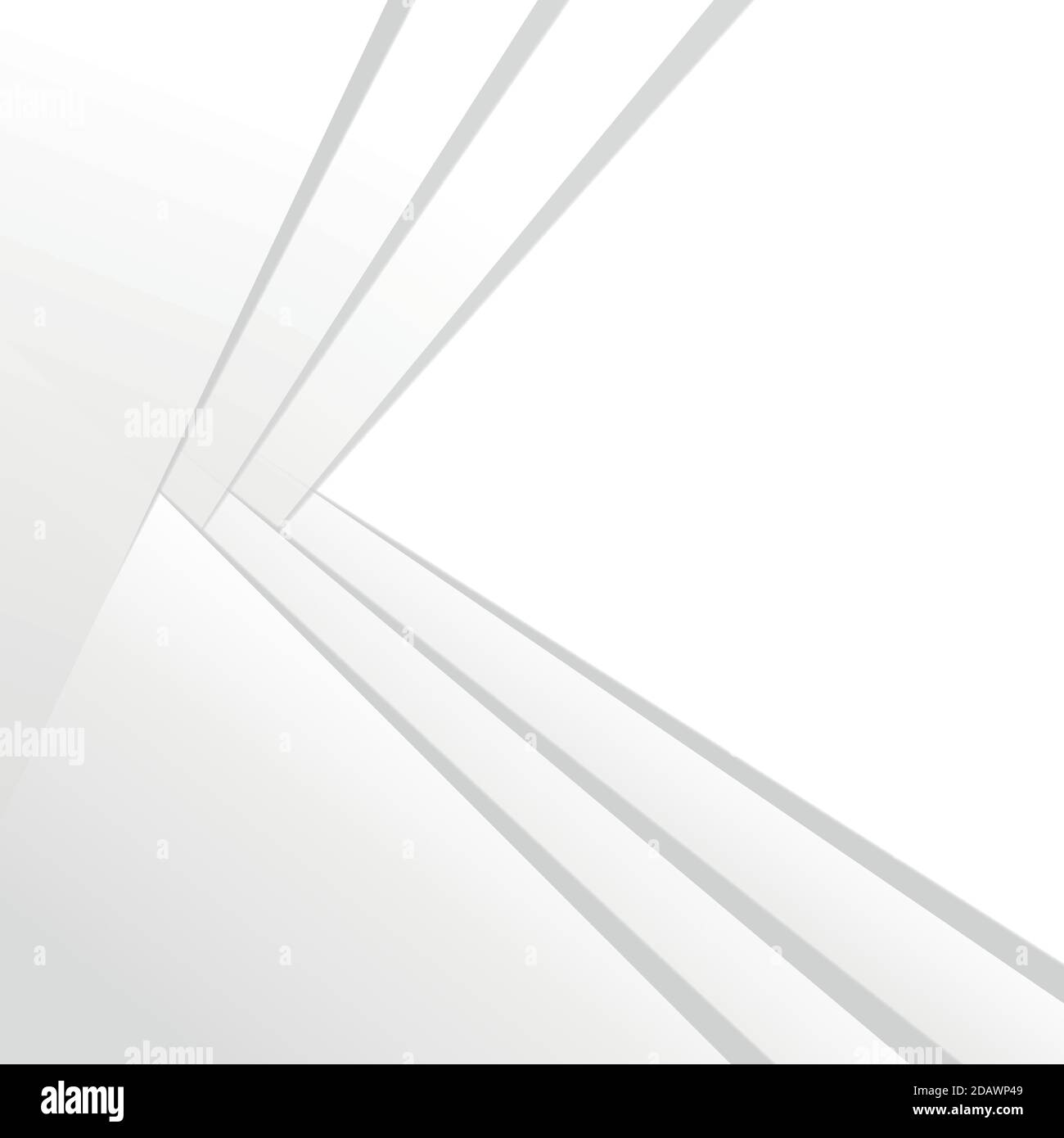 Abstract white panoramic background with lines - Vector illustration ...
