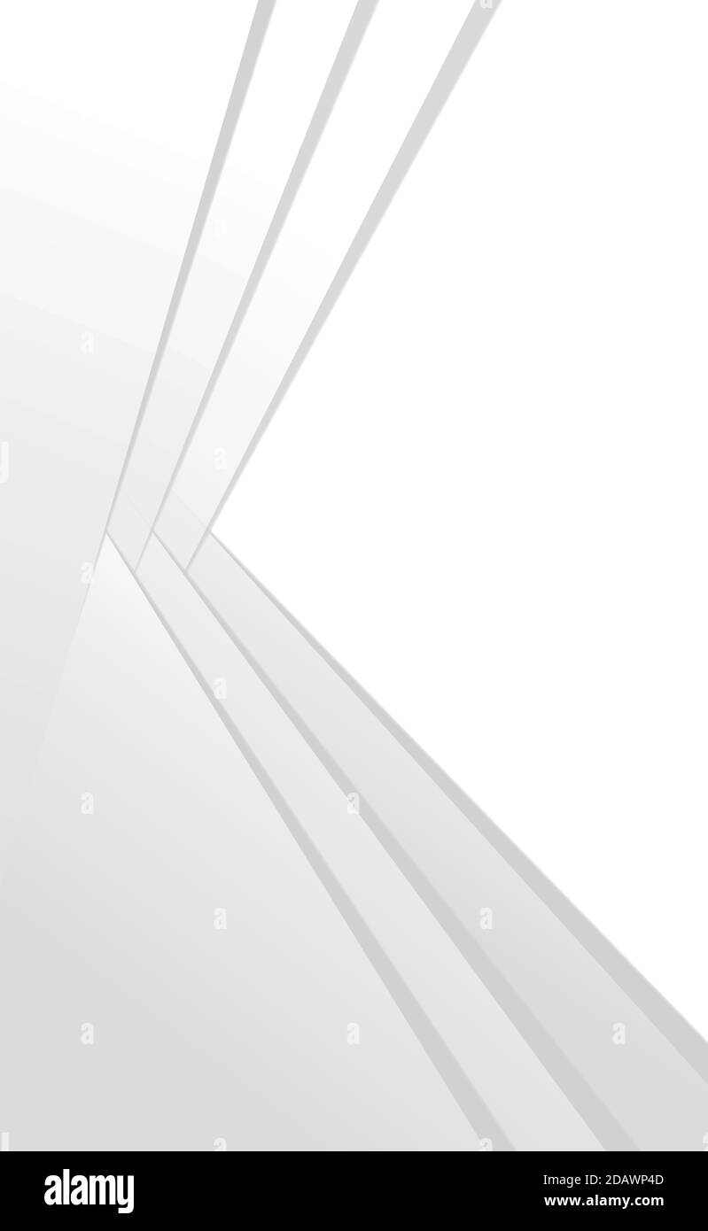 Abstract white panoramic background with lines - Vector illustration ...