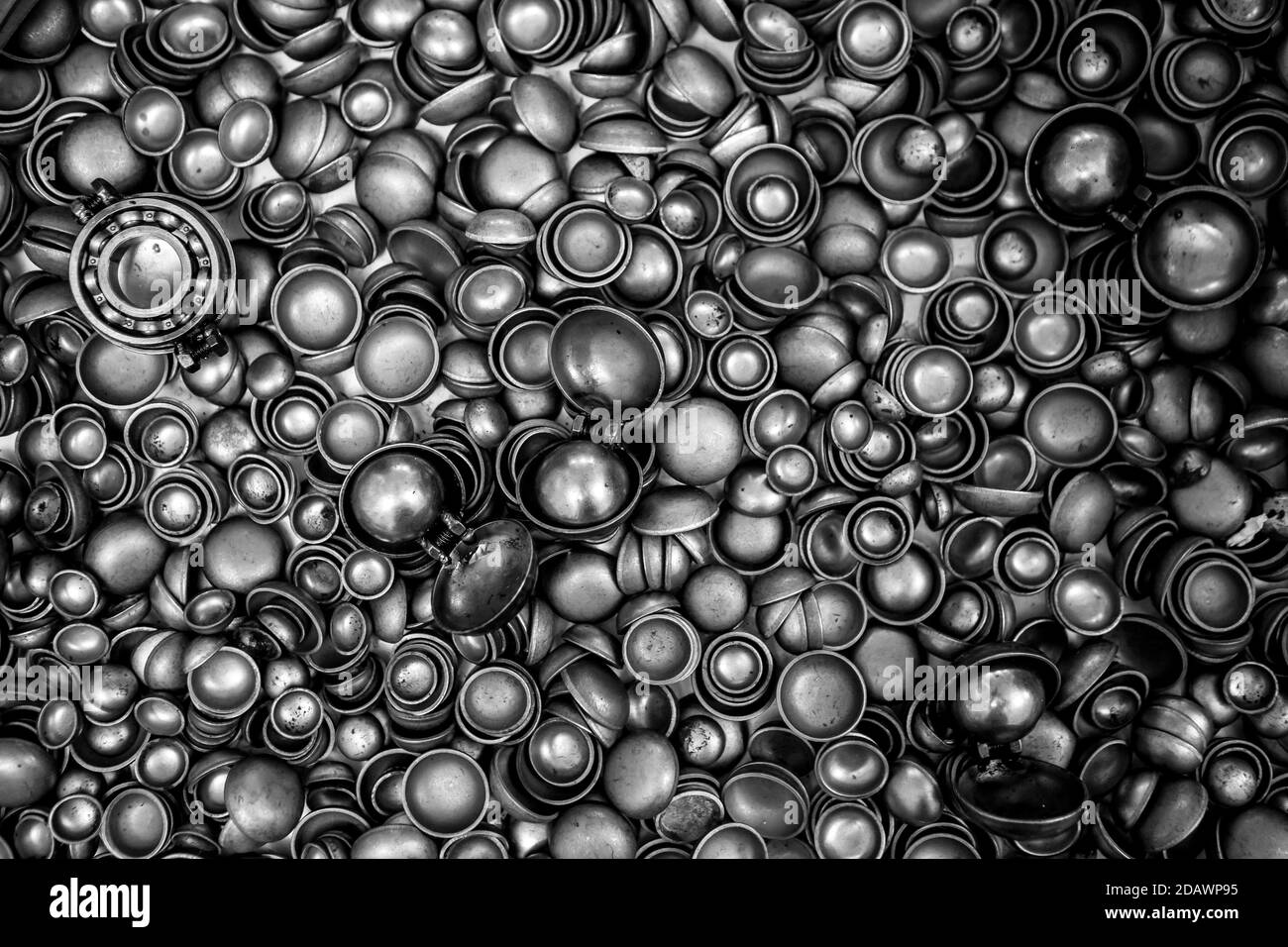 many bearings texture background Stock Photo