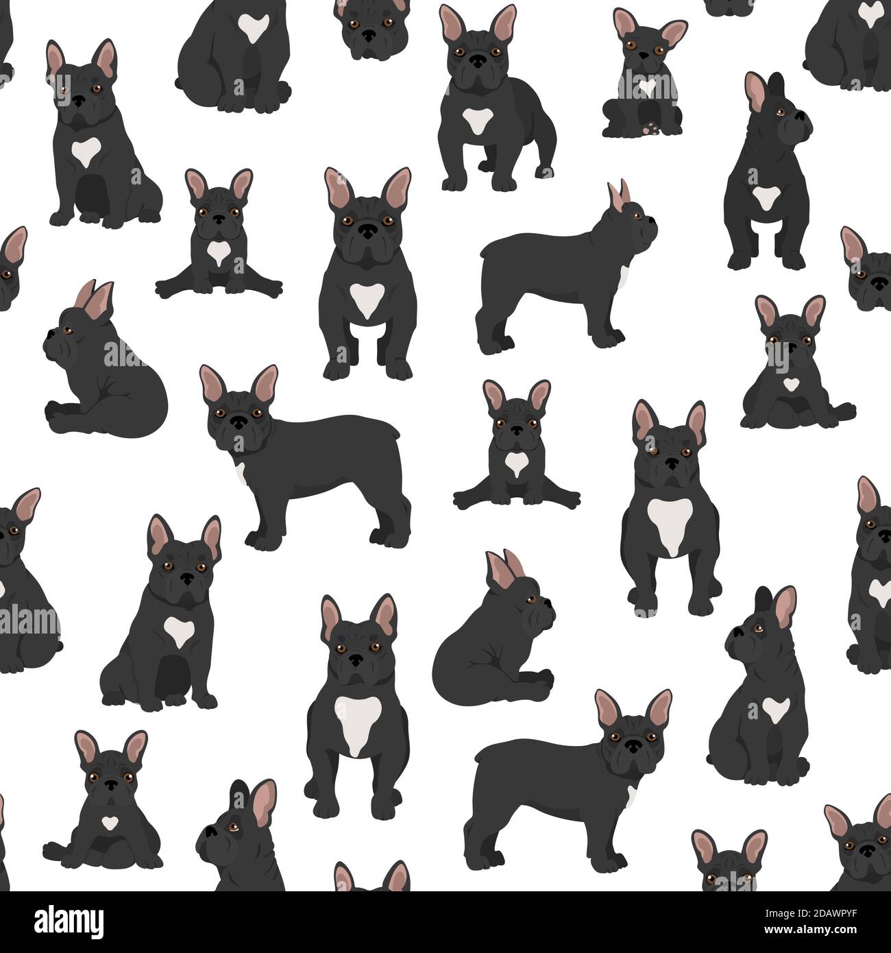 French Bulldog Pattern