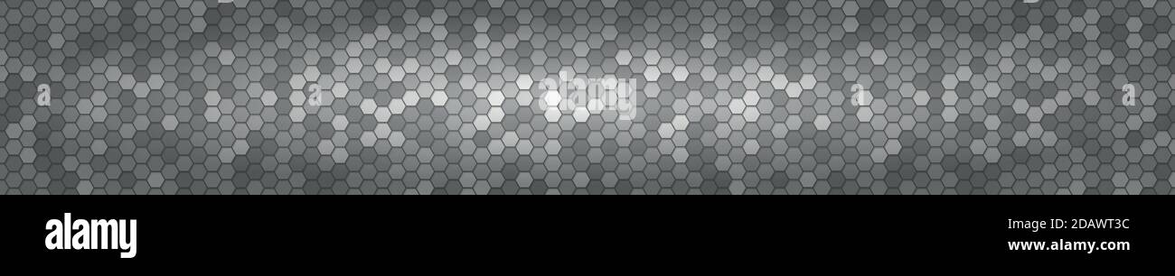 Abstract background with many small hexagons Stock Vector