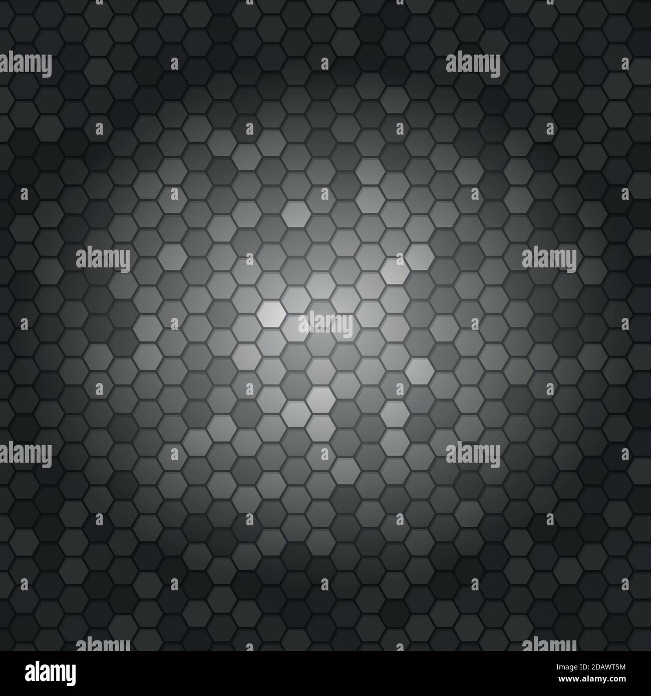 Abstract background with many small hexagons Stock Vector