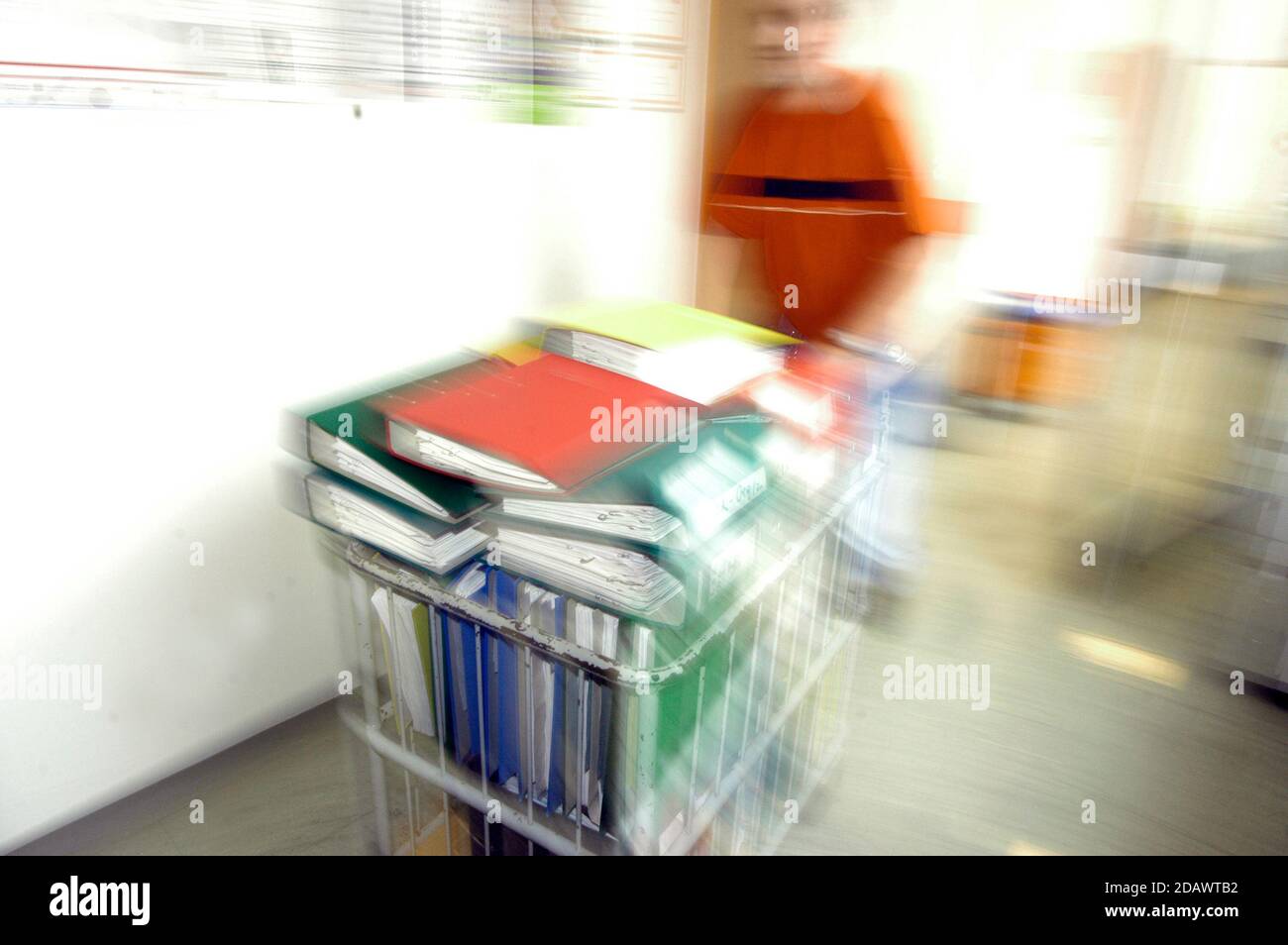 the transportation of files in the office administration and ...