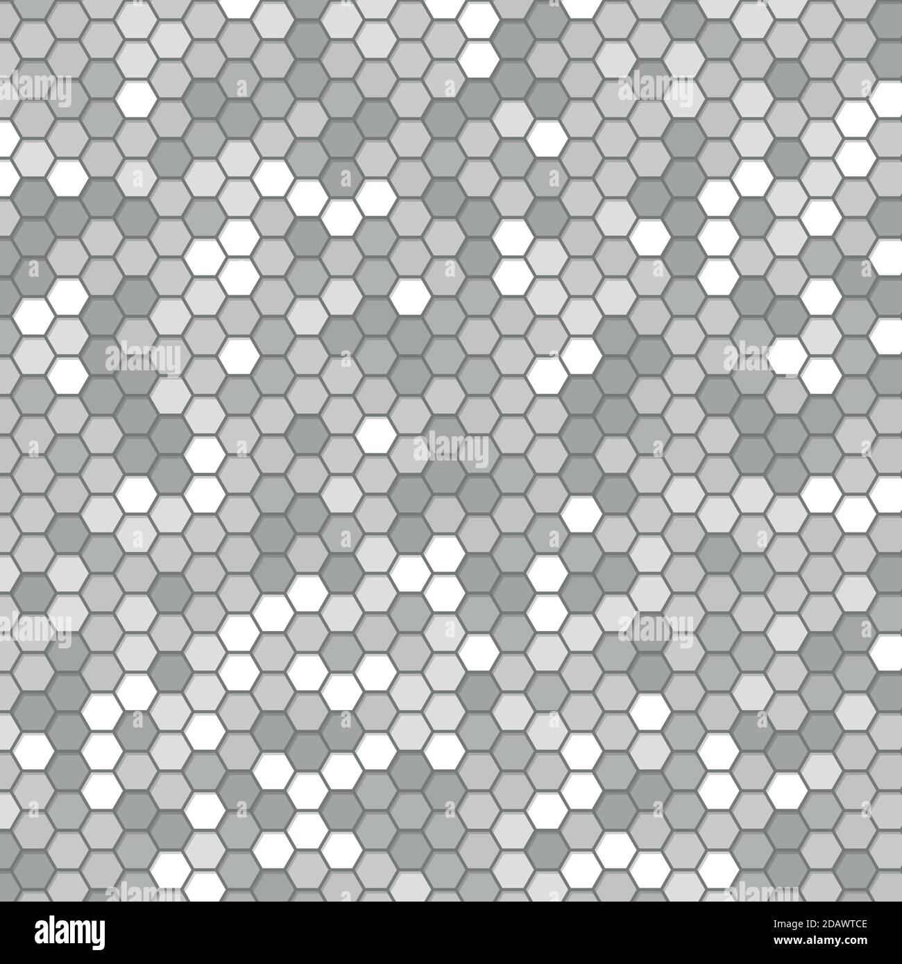 Abstract background with many small hexagons Stock Vector