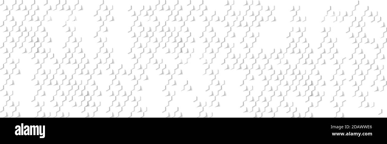 Hexagons on white background abstract background Stock Vector