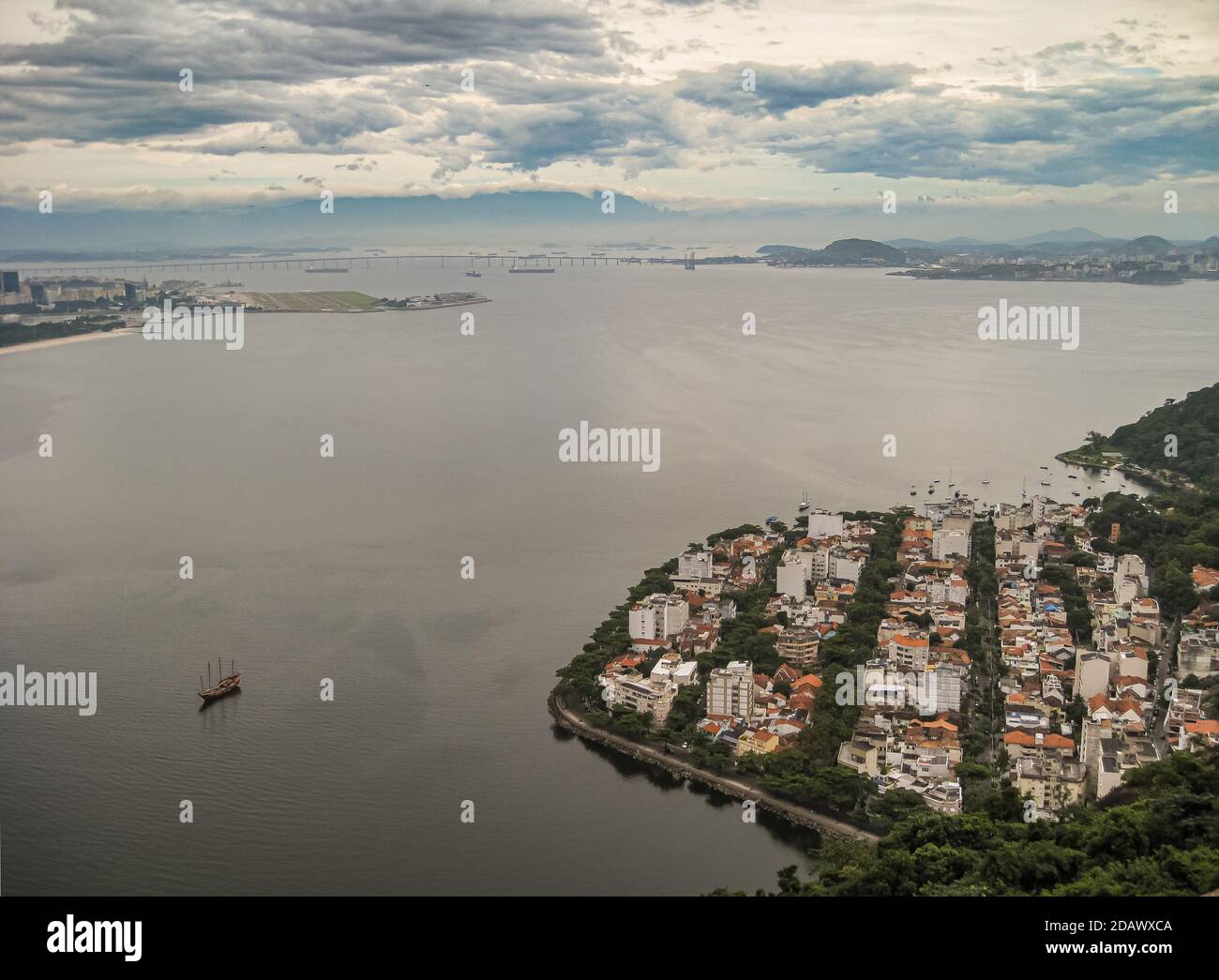 Aerial View of Urca Neighborhood in the City of Rio de Janeiro, Brazil  Stock Photo - Alamy