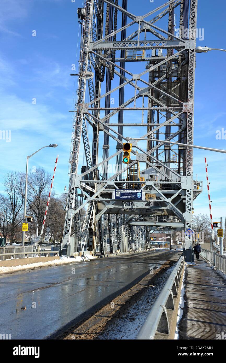 Clarence Street Bridge. Stock Photo