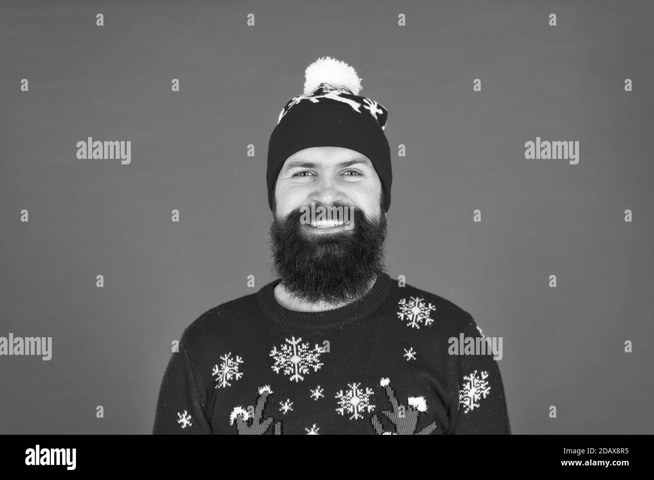 Knitted christmas sale Black and White Stock Photos & Images - Alamy