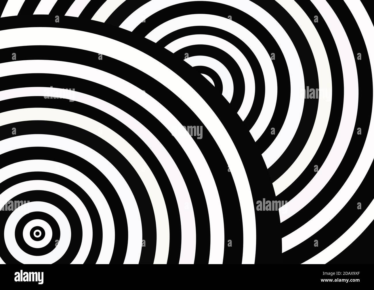 abstract circle black and white background Stock Photo - Alamy