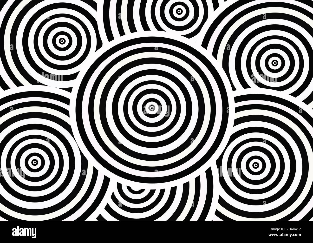 abstract circle black and white background Stock Photo - Alamy