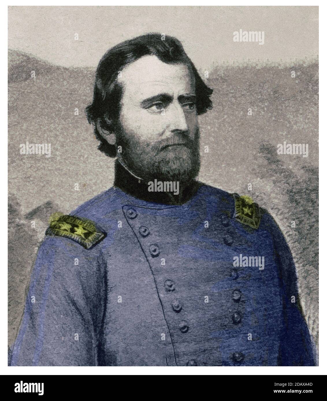 Engraving of Ulysses S. Grant. Ulysses S. Grant (1822 1885) was an